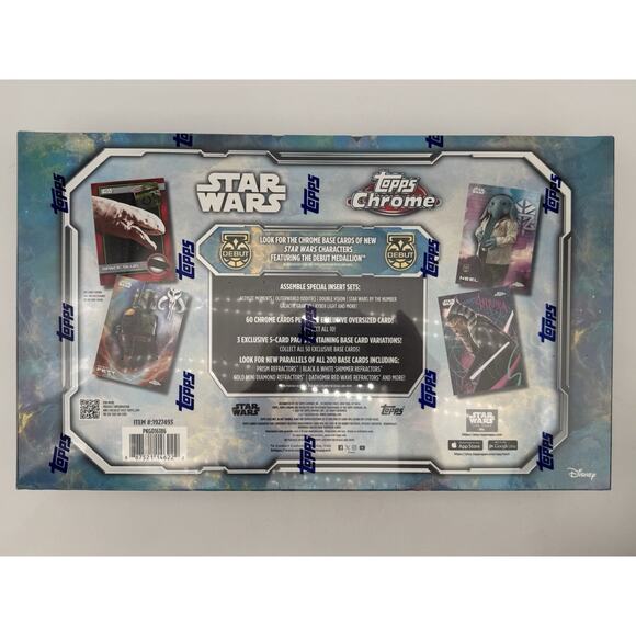 2025 Topps Chrome Star Wars Super Box Costco Exclusive Trading Cards - Picture 2 of 2